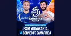 Link Live Streaming PSIM Yogyakarta vs Borneo FC Samarinda Hari Ini 14 September 2025 di Vidio (Sumber: Instagram/sports.indosiar)