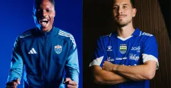 Thom Haye dan Tsiy Ndenge (Sumber: Canva Edit/Persib dan Lion City Sailors)