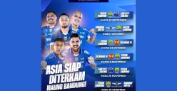 Daftar Lokasi Nobar Persib vs Lion City Sailors di Bandung, Tayang Kamis 18 September 2025 (Sumber: Instagram/rctisports)