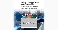 Cara Ambil Barang yang Tertinggal di Metro Jabar Trans, Siapkan Dokumen Ini (Sumber: Instagram/brt.metrojabartrans)