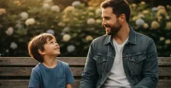 Prompt Gemini AI untuk membuat foto masa kecil bertemu dengan versi dewasa (Sumber: Gemini AI)
