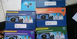 Penampakan buku administrasi desa yang diterima oleh pemerintahan desa di Pandeglang. (Sumber: Istimewa)