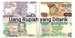 Daftar uang kertas rupiah yang ditarik dan sudah tidak berlaku lagi. (Sumber: Bank Indonesia)