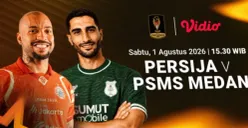 Jadwal Persija vs PSMS Medan di Piala Presiden 2026. (Sumber: Instagram/@vidiosports)