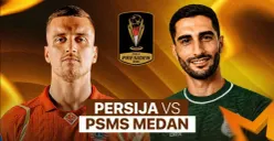 Link live streaming Persija vs PSMS Medan di Piala Presiden 2026. (Sumber: Vidio)