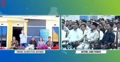 Nasabah BNI berbincang dengan Presiden Prabowo Subianto tentang mimpinya memiliki rumah akhirnya terwujud. (Sumber: Dok. BNI)