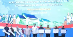 Aakad massal dan serah terima kunci digelar di Puri Delta City Side, Kabupaten Batang, Jawa Tengah, Kamis, 30 Juli 2026. (Sumber: Dok. BNI)