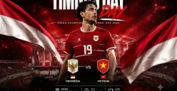 Link live streaming Timnas Indonesia vs Vietnam pada laga ketiga Grup A ASEAN Championship atau Piala AFF 2026 malam ini, Senin, 3 Agustus 2026 (Sumber: X/@United_Area7)