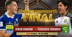 Link live streaming Persib vs Persebaya di final Piala Presiden 2026 malam hari ini, Kamis, 6 Agustus 2026. (Sumber: Instagram/@sports.indosiar)