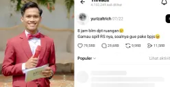Pasien BPJS bernama Yurizal Tri Chaerawan sempat menunggu delapan jam di RSCM karena tidak dapat ruang HCU. (Sumber: Threads/@yurizaltrich dan Instagram/Wedding Content Creator Bogor)