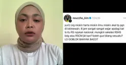 Norma Zahra menyampaikan permintaan maaf atas komentarnya terhadap almarhum Yurizal Tri Chaerawan. (Sumber: Threads/@nouzzha_kim)