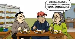 Ilustrasi Obrolan Warteg, Jumat, 7 Agustus 2026. (Sumber: Poskota/Arif Setiadi)