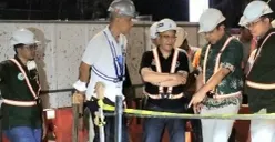 Dirut PT PAM Jaya, Arief Nasrudin saat meninjau langsung lokasi pekerjaan jaringan pipa air di Jakarta. (Sumber: Dok. Istimewa)