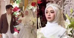 Profil dan biodata Ning Najma Tsuroyya, istri pendakwah muda Kadam Sidik. (Sumber: Instagram/@aliphildan dan @anaszahrin)