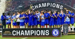 Kemenangan Chelsea mengalahkan AC Milan 3-0 pada laga Indonesia Super Cup 2026 di Stadion Utama Gelora Bung Karno, Jakarta. (Sumber: Instagram)