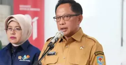 Mendagri Tito Karnavian memberikan keterangan kepada awak media di Gedung SBP Kemendagri, Jakarta, Senin, 10 Agustus 2026. (Sumber: Dok. Kemendagri)