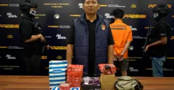 Direktorat Reserse Narkoba Polda Metro Jaya membongkar dugaan peredaran narkotika jenis sabu dengan modus pengiriman melalui paket ekspedisi di kawasan Cempaka Putih, Jakarta Pusat. (Sumber: Polda Metro Jaya)