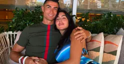 Cristiano Ronaldo dan Georgina Rodriguez resmi menikah dalam upacara privat yang digelar di Cascais, Portugal. (Sumber: Instagram/@cristiano)