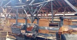 Kandang kambing milik peternak di Kampung Bojong Kelor, Desa Tapos, Kecamatan Cadasari, Kabupaten Pandeglang, Banten. (Sumber: Dok. Istimewa)