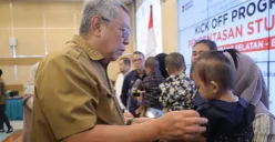 Wali Kota Tangerang Selatan Benyamin Davnie, saat membuka peluncuran Program SIGAP Anak Sehat 2026. (Sumber: Istimewa)