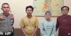 Polisi bersama orang tua berhasil menemukan korban anak wanita pelajar SMP yang hilang. (Sumber: Polsek Cinere)