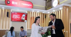 Booth BNI di Danantara Housing Expo 2026. (Sumber: BNI)