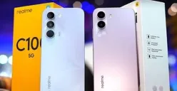 Realme C100 menjadi salah satu HP dengan baterai jumbo yang menawarkan kapasitas hingga 8.000 mAh untuk menunjang aktivitas harian. (Sumber: Realme)