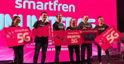 XLSMART lewat layanan SMARTFREN menghadirkan Unlimited 5G. (Sumber: Dok. XL SMART)