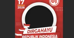 Twibbon merah putih dapat menjadi cara sederhana untuk menyemarakkan HUT ke-81 Kemerdekaan RI 2026 di media sosial. (Sumber: Twibbonize)