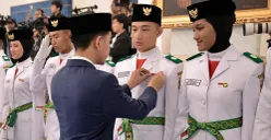 Ilustrasi - Profil Celina Olivia Apriani Theo, pembawa baki Bendera Merah Putih saat upacara HUT ke-81 RI di Istana Merdeka (Sumber: Sekretariat Kabinet RI)