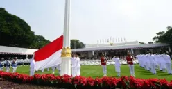 Ilustrasi - Upacara peringatan Detik-detik Proklamasi Kemerdekaan RI di Istana Merdeka. (Sumber: Sekretariat Presiden RI)