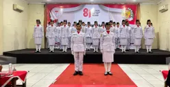 Pengukuhan calon Pasukan Pengibar Bendera (Paskibra) Gedung Joang ’45 DKI Jakarta Tahun 2026. (Sumber: Istimewa)
