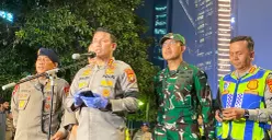 Kabidhumas Polda Metro Jaya Kombes Budi Hermanto saat ditemui di kawasan Dukuh Atas, Jakarta Pusat, Selasa, 18 Agustus 2026. (Sumber: Pos Kota/Ali Mansur)