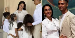 Cristiano Ronaldo dan Georgina Rodríguez memilih menggelar pernikahan secara intim di ruang keluarga rumah mereka di Cascais, Portugal, pada 11 Agustus 2026. (Sumber: Instagram/@cristiano)