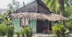 Kondisi bangunan rumah Sanami, warga Cimoyan, Patia, Kabupaten Pandeglang. (Sumber: Dok. Istimewa)