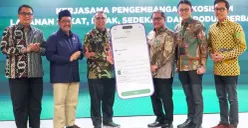 Penandatangan MoU antara Baznas RI dan BSN di Gedung Baznas RI, Kebon Manggis, Matraman, Jakarta Timur, Kamis, 20 Agustus 2026. (Sumber: Dok. Baznas)