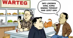 Ilustrasi Obrolan Warteg, Sabtu, 22 Agustus 2026. (Sumber: Pos Kota/ Arif Setiadi)