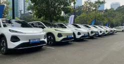 Media drive Changan Nevo QO5 (Sumber: Poskota/Herdyan Anugrah)