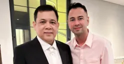 Sosok pengusaha Kalimantan, Haji Isam (kiri) bersama Raffi Ahmad (kanan). (Sumber: Instagram/@raffinagita1717)