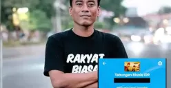 Koordinator Aliansi Masyarakat Pati Bersatu (AMPB), Supriyono alias Mas Botok dilaporkan mengalami pemblokiran rekening Bank Mandiri. (Sumber: Instagram/@wonogirikita)
