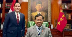 Presiden Prabowo Subianto dan ajudannya Rizky Irmansyah. (Sumber: Instagram/@rizky_irmansyah)