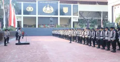 Polri mengerahkan 403 personel Satgas Penyuluhan dan Edukasi Pencegahan Karhutla ke delapan wilayah Polda, Rabu, 26 Agustus 2026. (Sumber: Dok. Polri)