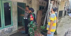 Olah TKP tempat penemuan mayat di Kelurahan Meruyung, Kecamatan Limo, Kota Depok, Rabu, 26 Agustus 2026. (Sumber: Poskota/Angga Pahlevi)