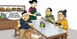 Obrolan warteg hari ini, Rabu, 26 Agustus 2026. (Sumber: Poskota/Arif Setiadi)