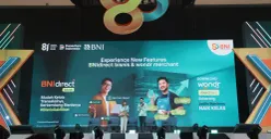 Peluncuran fitur baru BNIdirect bisnis dan solusi digital wondr Merchant dalam ajang BNI wondrX 2026 di ICE BSD, Kabupaten Tangerang. (Sumber: Dok. BNI)