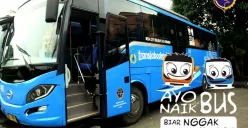 Bus Transjabodetabek melayani perjalanan menuju Bandara Soekarno-Hatta dari kawasan Jakarta. Tarif rute Blok M–Bandara ditetapkan Rp15.000 mulai 1 September 2026. (Sumber: Dinas Perhubungan Bekasi)