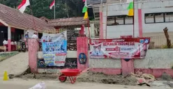 Gedung SDN Cikayas 1 di Kecamatan Angsana, Kabupaten Pandeglang, Banten, tengah dilakukan revitalisasi. (Sumber: Dok. Istimewa)