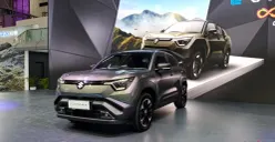 Potret mobil listrik Suzuki e Vitara. (Sumber: Poskota/ Dimas Prassetyo)