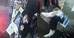 Heboh pria diduga bawa tubuh manusia di permukiman padat ternyata biawak hidup, Minggu, 8 Februari 2026. (Sumber: tangkapan layar)