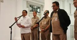 Gubernur Jakarta Pramono Anung di Balai Kota DKI Jakarta, Selasa, 10 Februari 2026. (Sumber: Poskota/M Tegar Jihad)